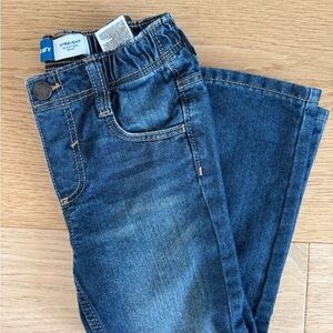 Old Navy Blue Straight Jeans with Adjustable Waist